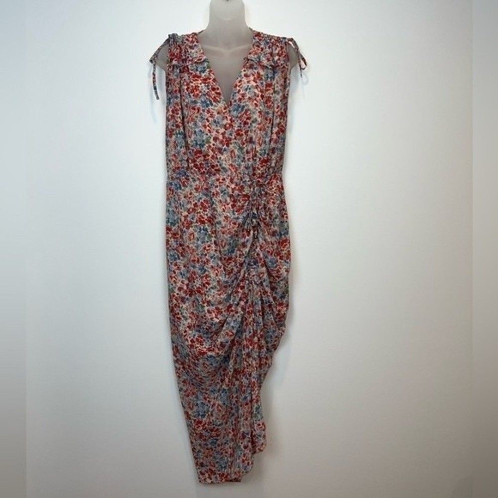 The Impeccable Pig Floral Wrap Dress LG